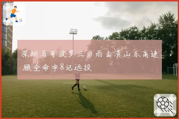 深圳马可波罗三分雨击溃山东高速 顾全命中8记远投